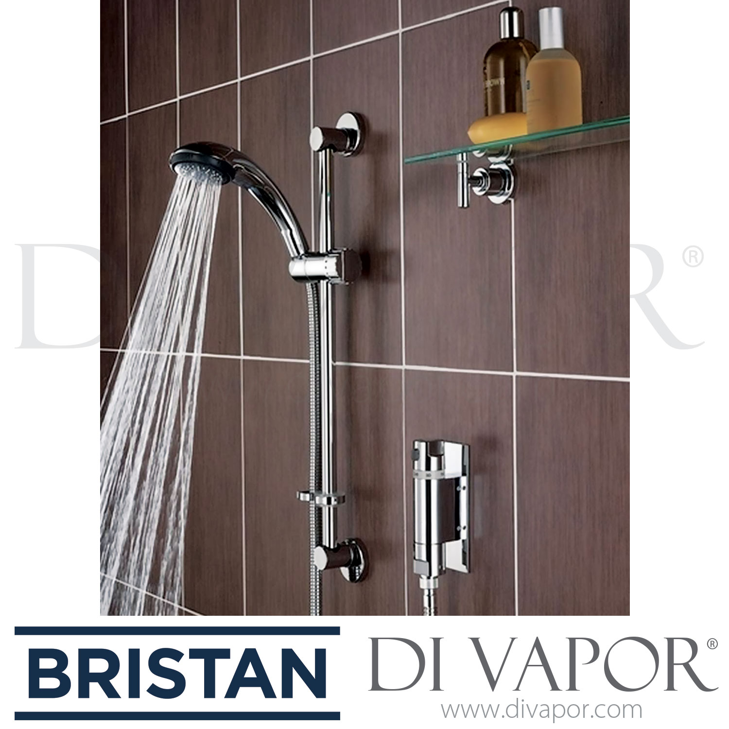 Bristan AR VSHXAR C Artisan Exposed Vertical Dual Control Shower Valve